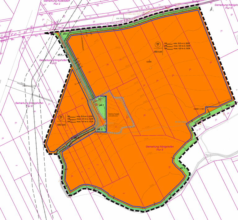 Bebauungsplan, Photovoltaik, Freiflächen, Freiflächenanalyse, Stadtplanung