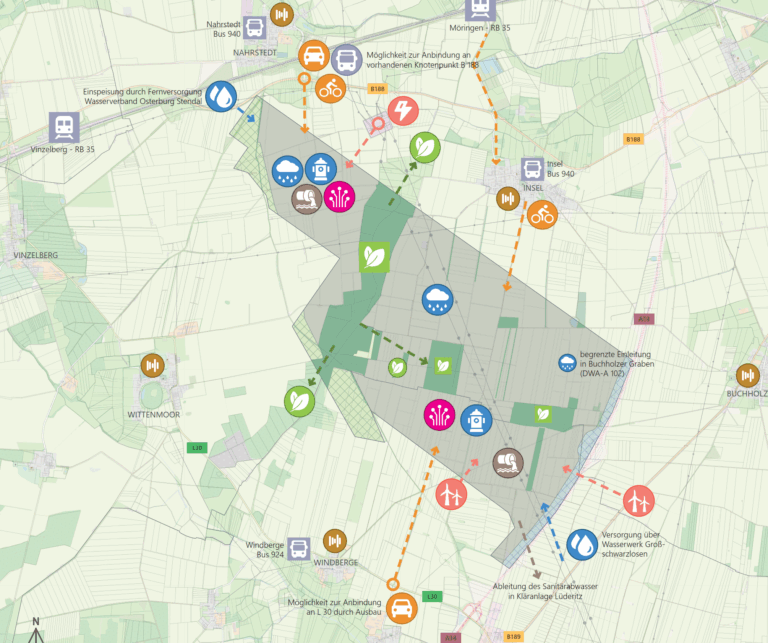 Machbarkeitsstudie, Gewerbe- und Industriegebiet, Lüderitz, Sachsen-Anhalt, Stadtplanung