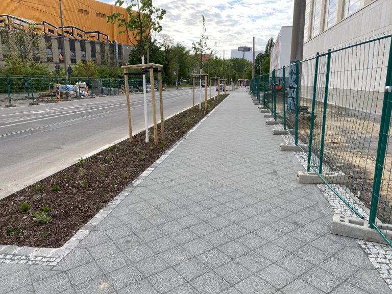 Grüner Gehweg für Leipzig