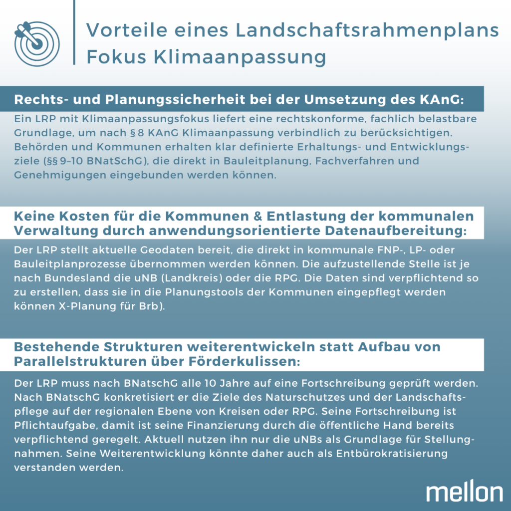 Vorteile eines Landschaftsrahmenplans 