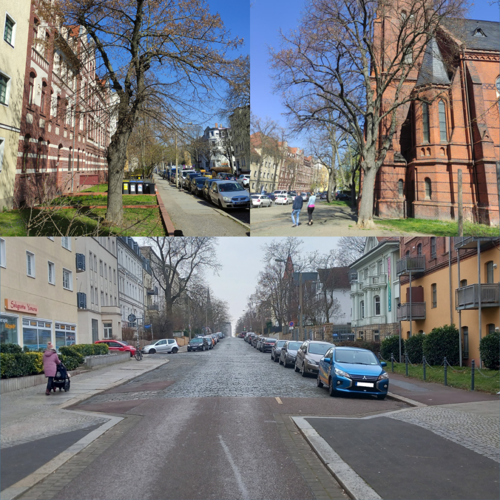 Derzeitiger Zustand der Südstraße